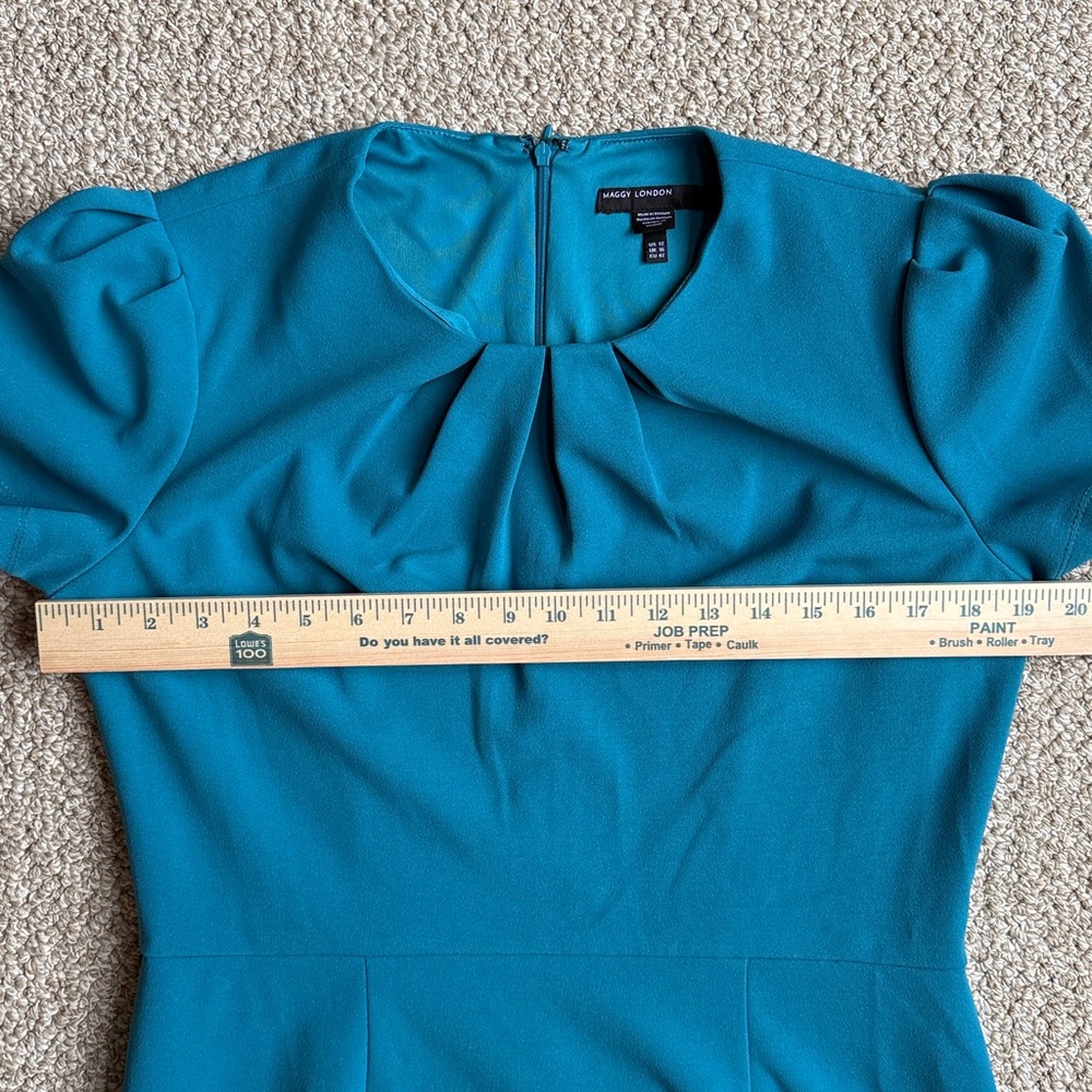 Maggy London Teal Midi Dress - Picture 6 of 6